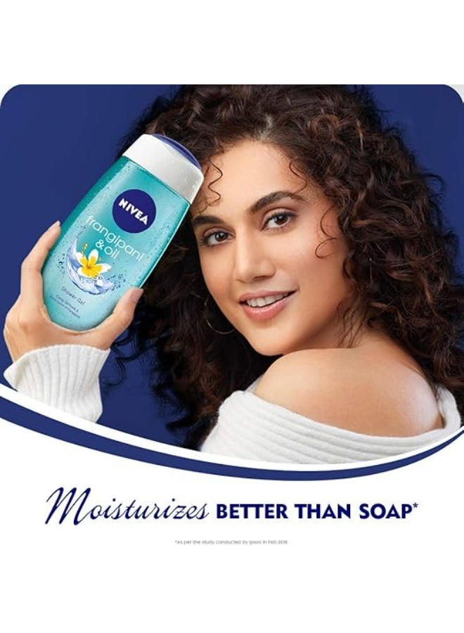 نيفيا جل الاستحمام نيفيا فرانجيباني والزيت، 200 مل (عبوة من 3 قطع) - Image 2